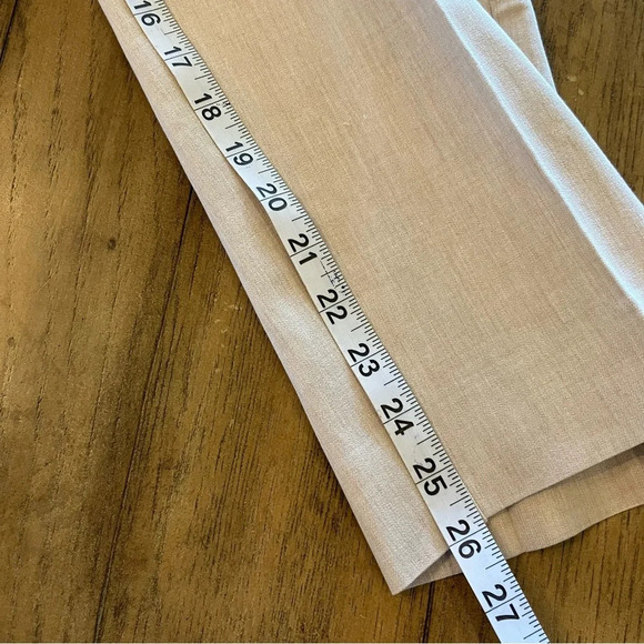 COPY - Eileen Fisher Flat Front Side Zip Ankle Pants,16,Wheat,Stretch Minimalis… - Picture 10 of 10